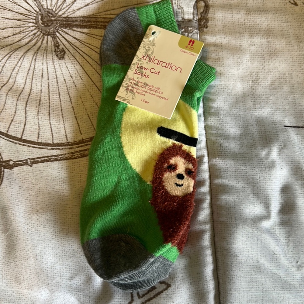 Low cut printed animal socks